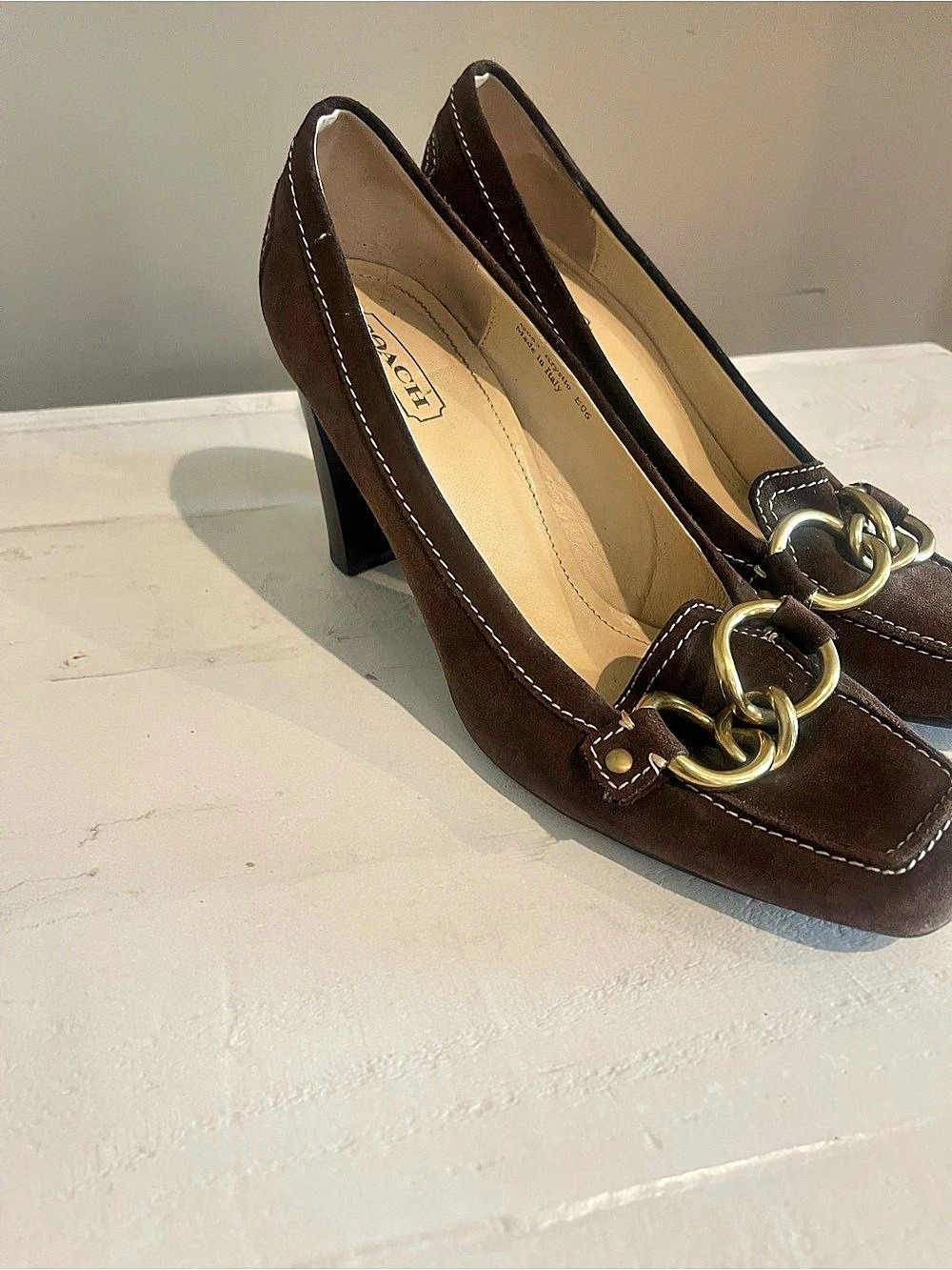 Coach Kristale Pumps in Brown - Picture 4 of 10